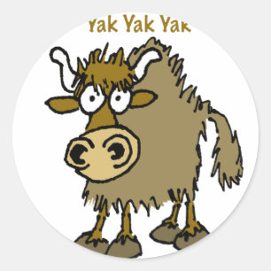 Adesivo YAK YAK FALAR É A Vida!