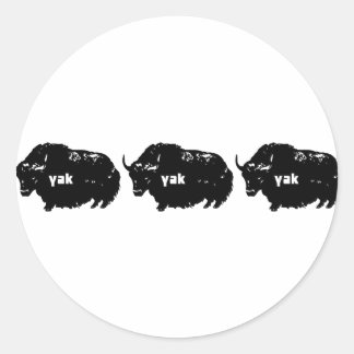 Adesivo Yak Yak Yak