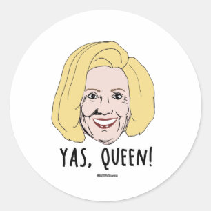 Adesivo Yas Queen - Humor à paisana -