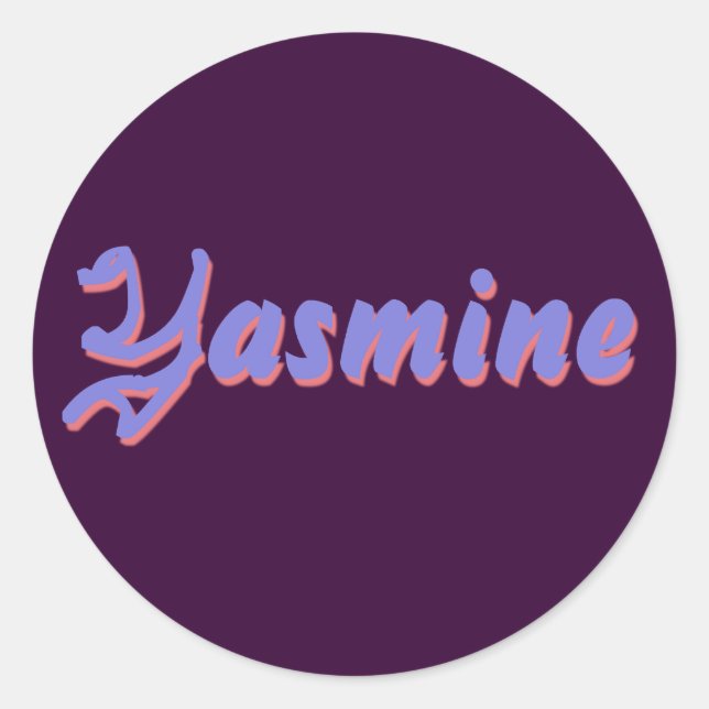 Adesivo Yasmine Sticker (Frente)