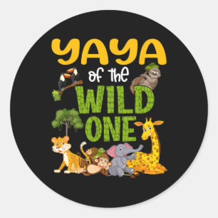 Adesivo Yaya Da Selva Safari, Um Jardim Zoológico Selvagem