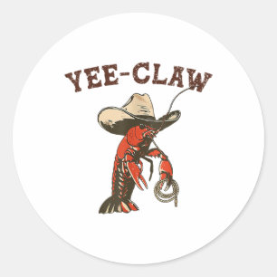 Adesivo Yee Claw Engraçado Crawfish Festival de Caputos Ca