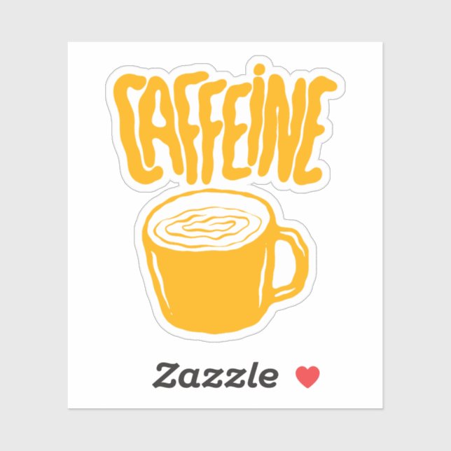 Adesivo Yellow Caffeine (Folha)