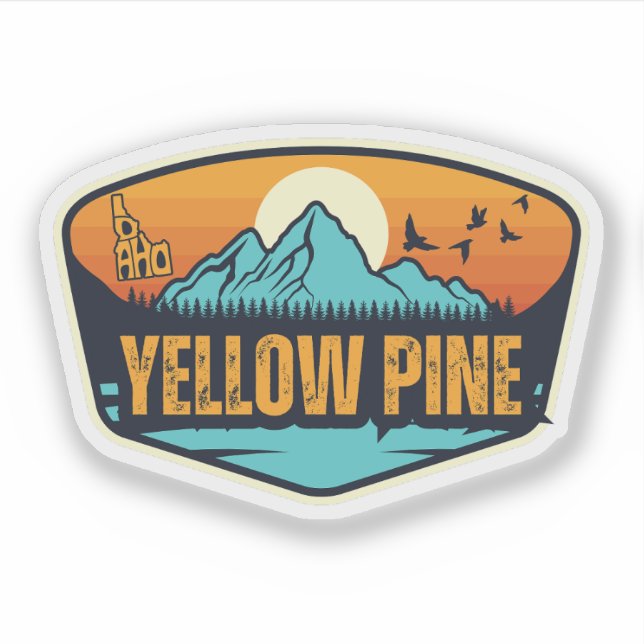 Adesivo Yellow Pine, Idaho (Frente)
