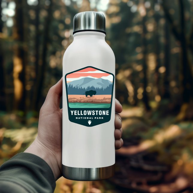 Adesivo Yellowstone National Park Retro | Autocolante (Yellowstone National Park Sticker)