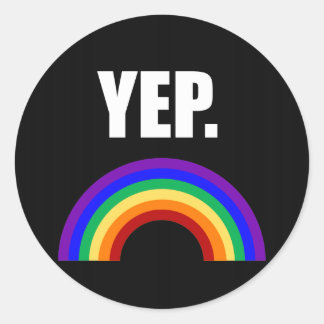 Adesivo Yep Funny Orgulho gay Stickers