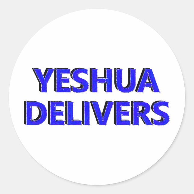 Adesivo Yeshua Delivers (Frente)