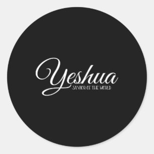 Adesivo Yeshua Salvador Do Mundo Cristão Messiânico Chr
