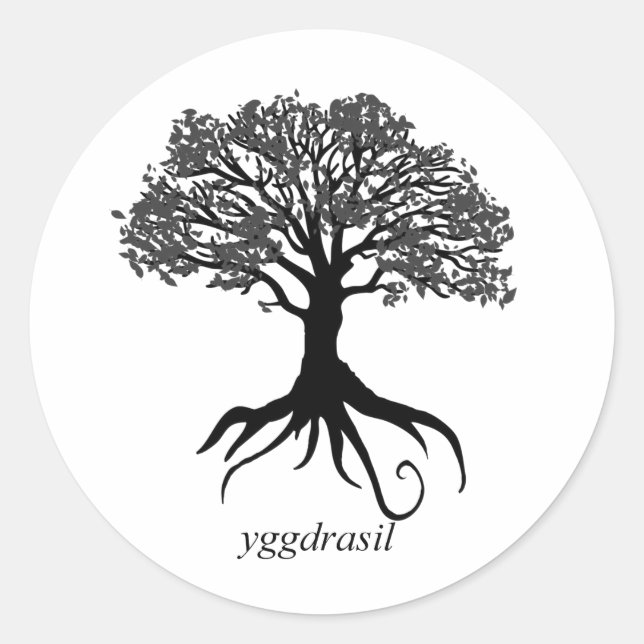 Adesivo Yggdrasil Tree of Life (Frente)