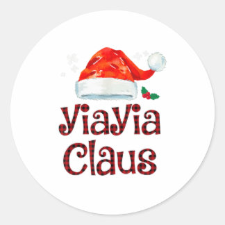 Adesivo Yiayia Claus Tee Christmas Pajama