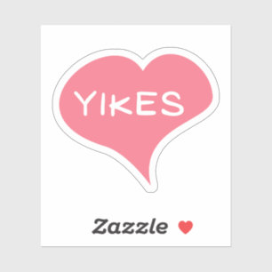 Adesivo YIKES Love Heart Vinyl Sticker