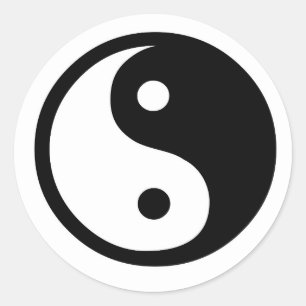 Adesivo Yin e Yang