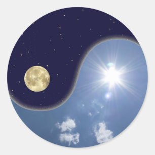 Adesivo yin yang