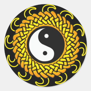 Adesivo Yin Yang Braided Sun