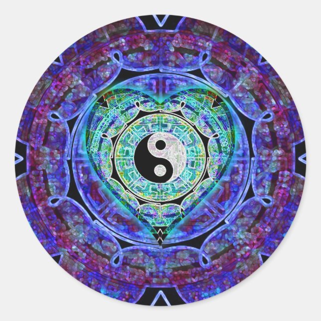 Adesivo Yin Yang Energy Flow (Frente)