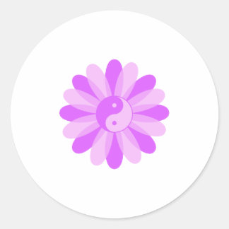 Adesivo Yin Yang Floral