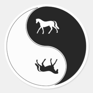 Adesivo Yin Yang Horse