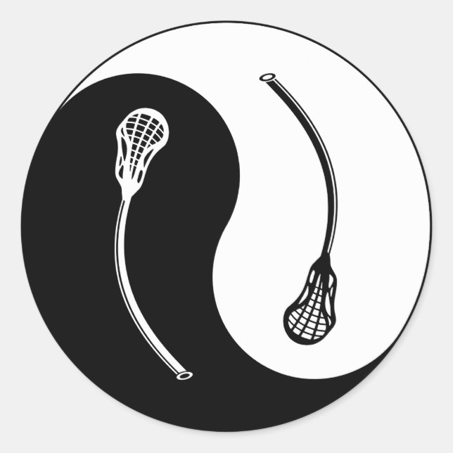 Adesivo Yin Yang Lacrosse (Frente)