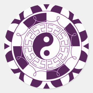 Adesivo Yin Yang Mandala