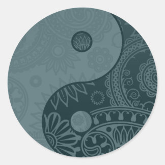 Adesivo Yin Yang Slate Blue, Padrão