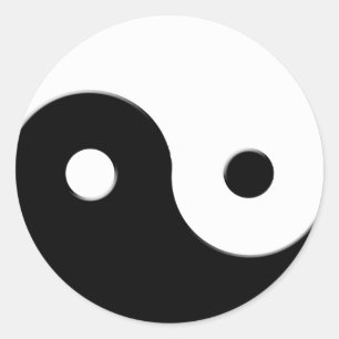 Adesivo Yin & Yang Spiritual Harmonia Asiática