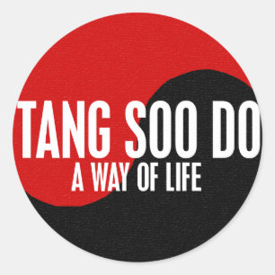 Adesivo Yin Yang Tang Soo faz 1
