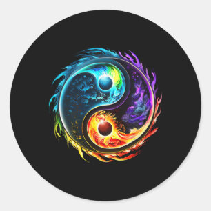 Adesivo Yin Yang, Taoísmo, Tai Chi, Qi Gong, Polaridade, D