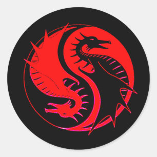 Adesivo Ying Yang 3