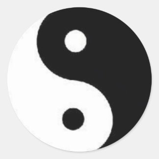 Adesivo Ying Yang - Sinal de paz