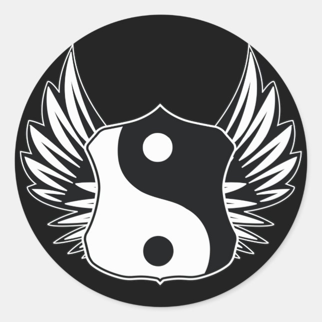 Adesivo Ying Yang Wings (Frente)