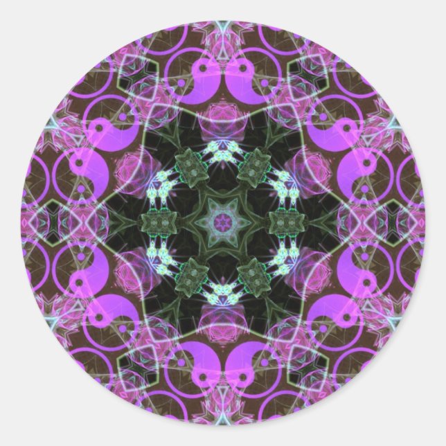 Adesivo YinYang Hexagon Sticker (Frente)