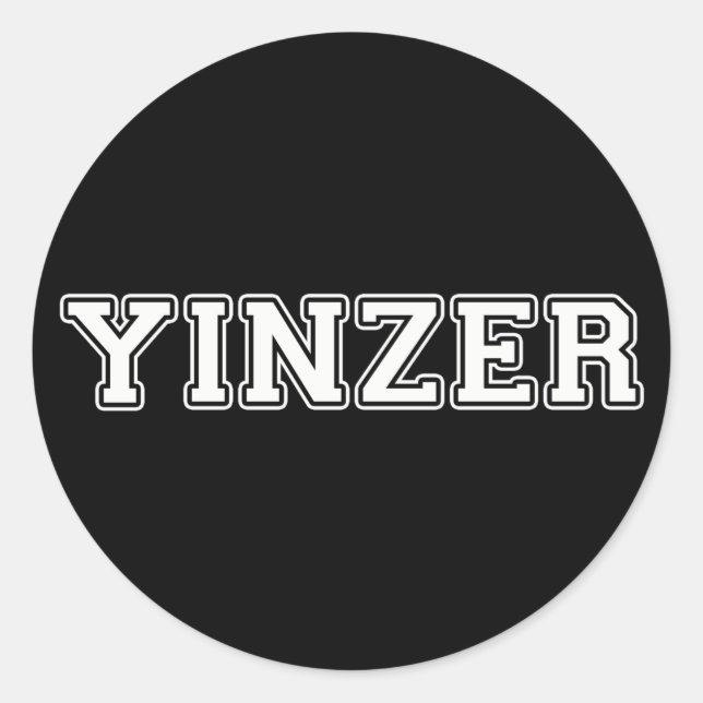 Adesivo Yinzer (Frente)