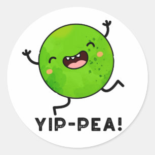 Adesivo Yip-pea Happy Pea Pun