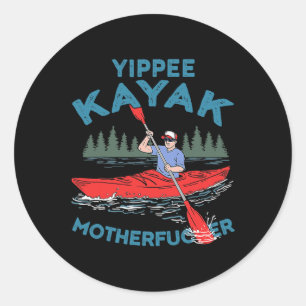 Adesivo Yippee Kayak Engraçado Barco Kayaking Salando o Lo