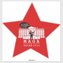 Adesivo Yo Trump 2024 Volte ao Whitehouse