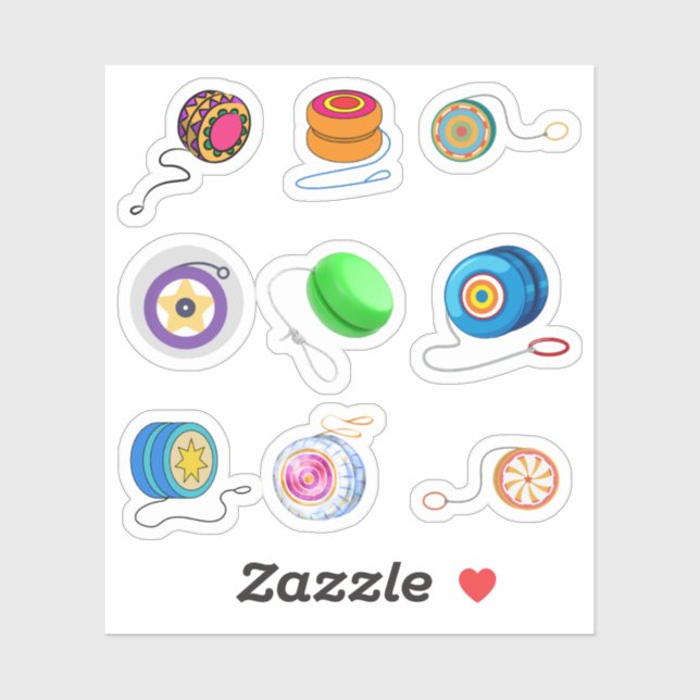Adesivo Yo Yo Stickers (Folha)