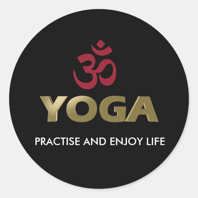 Adesivo Yoga (Frente)