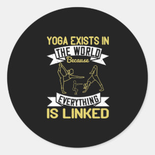 Adesivo Yoga existe no mundo porque tudo está ligado