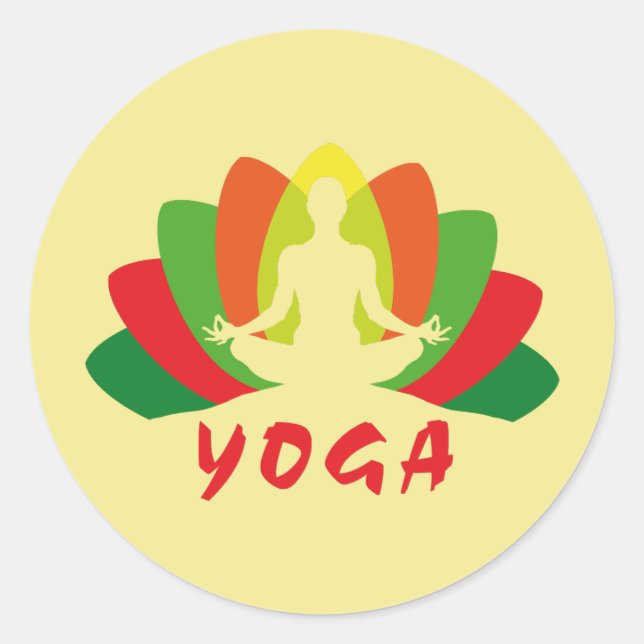 Adesivo Yoga Flor de Loto (Frente)