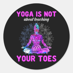 Adesivo Yoga Lover Yoga Não Se Refere A Toques