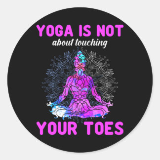 Adesivo Yoga Lover | Yoga Não Se Refere A Toques