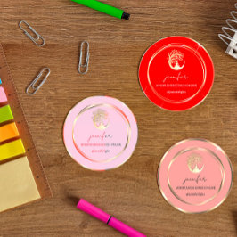 Adesivo Yoga Mindful Therapist Couch Dourado Peach