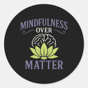 Adesivo Yoga Mindfulness Sobre o Problema Flor de Lótus Cé