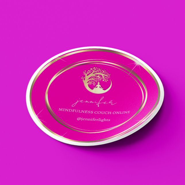 Adesivo Yoga Mindthing Therapist Couch Online Pink (Criador carregado)