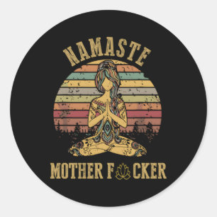 Adesivo Yoga Namaste Mãe F