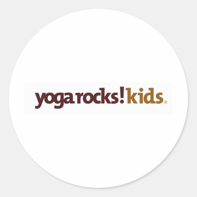 Adesivo Yoga Rocks! Roupa (Frente)