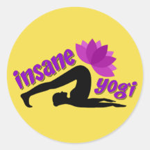 Yoga Sticker com Sinal de Iogi Insano