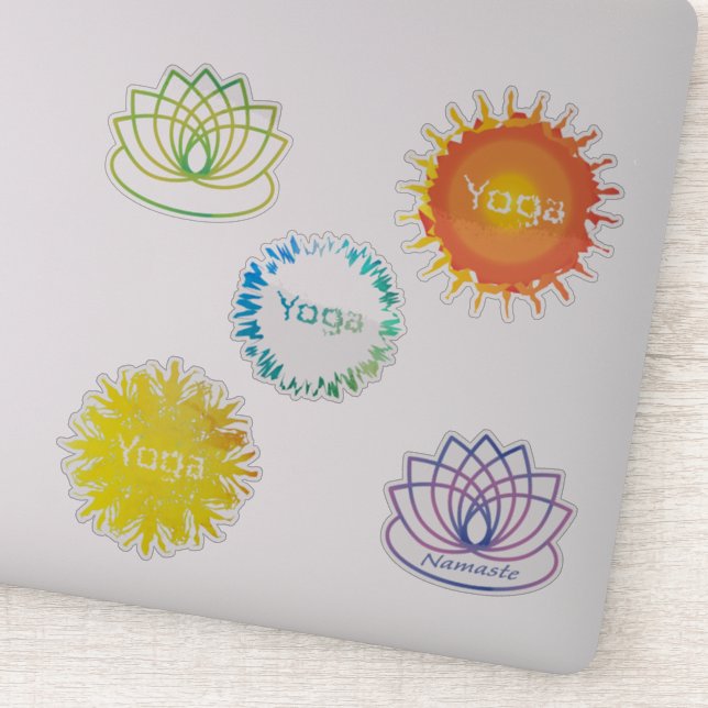 Adesivo Yoga Themed Sticker (Detalhe)