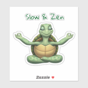 Adesivo Yoga Turtle