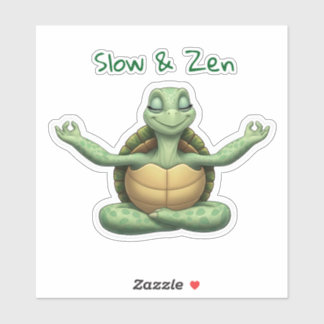 Adesivo Yoga Turtle